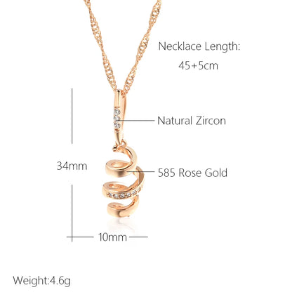 Rotating Geometric Zircon Necklace
