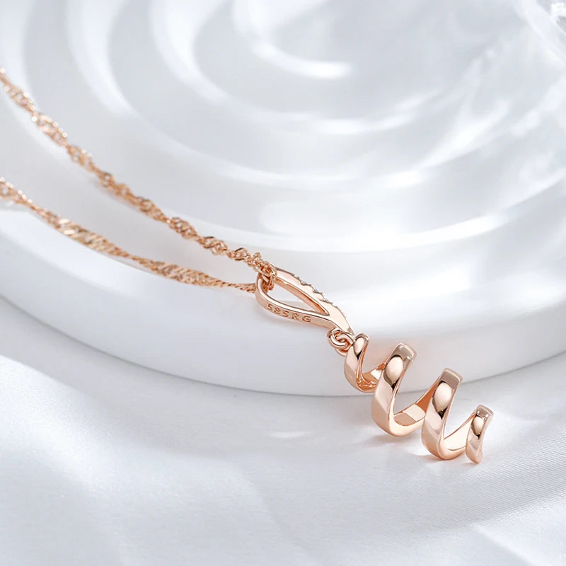 Rotating Geometric Zircon Necklace