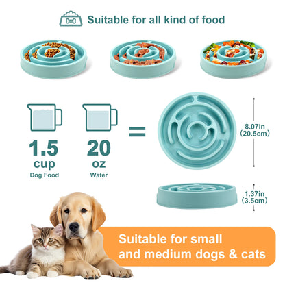 Non-Slip Slow Feeder Bowl for Pets