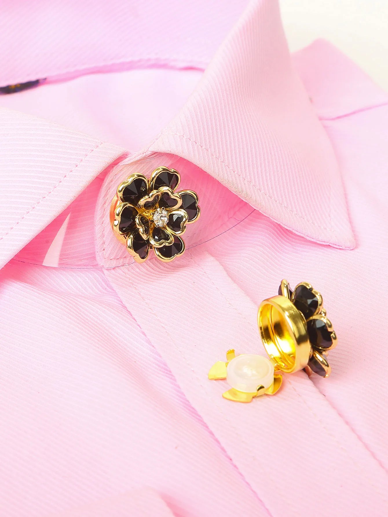 Crystal Button Covers – Set of 2