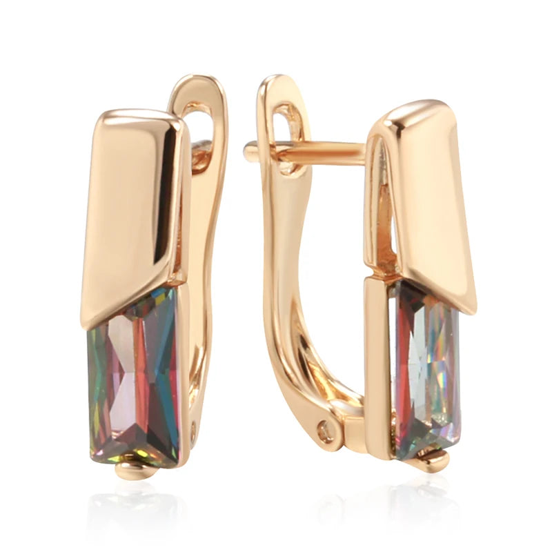 Aurora Square Drop Earrings