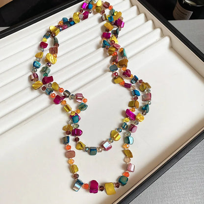 Bohemian Shell Layered Necklace