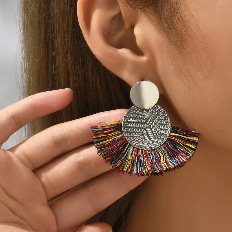 Bohemian Fringe Tassel Earrings