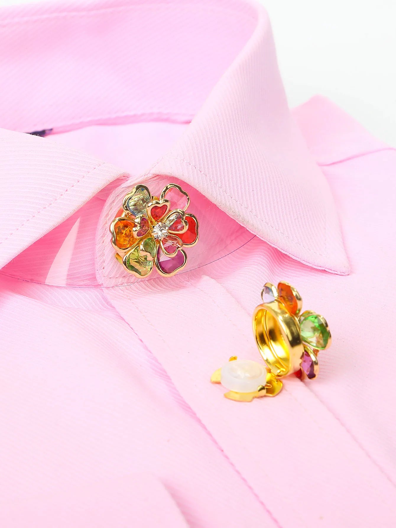 Crystal Button Covers – Set of 2