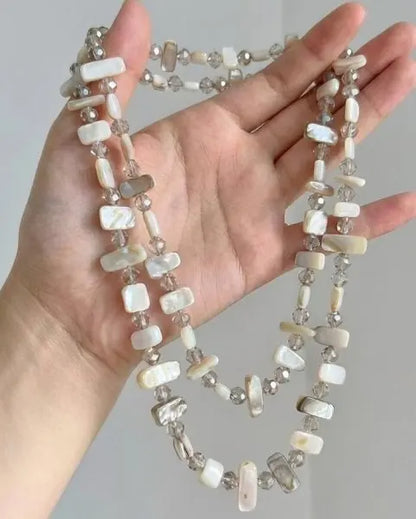 Mosaic Stone Layered Necklace