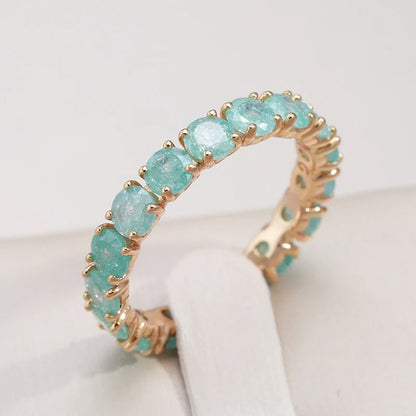 Emerald Promise Zircon Ring