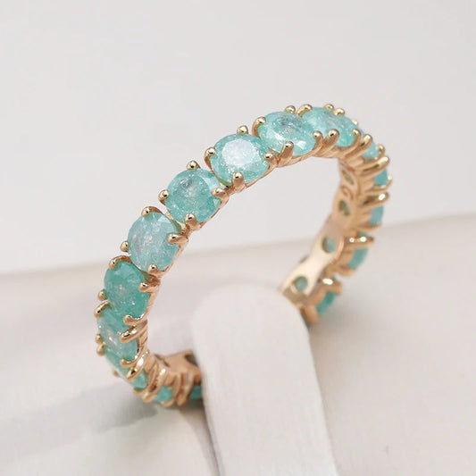 Emerald Promise Zircon Ring