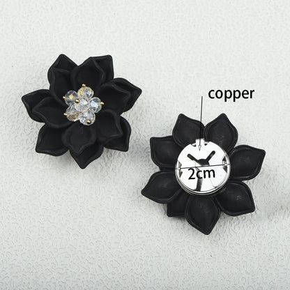 Lotus Flower Button Covers — Set of 2