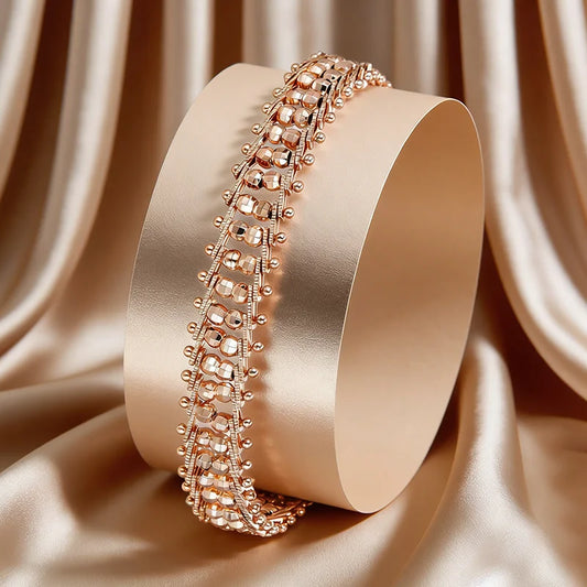 Aurora Rose Gold Link Bracelet