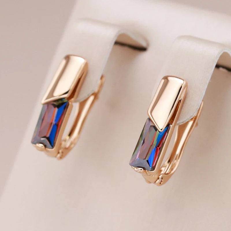 Aurora Square Drop Earrings