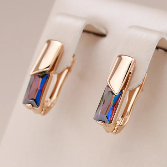 Aurora Square Drop Earrings