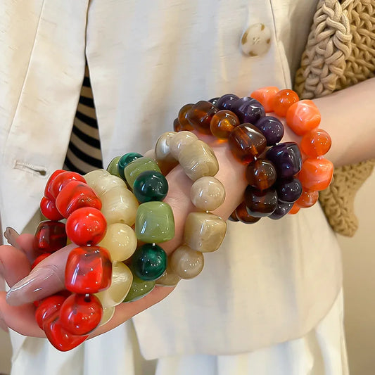 Sculptural Beaded Bracelet