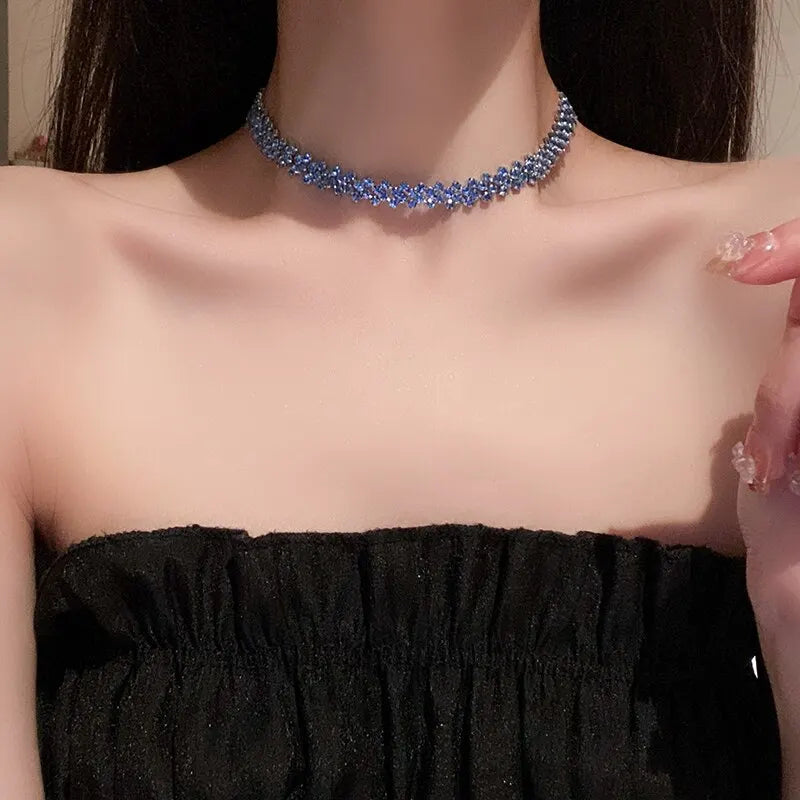 Crystal Riviera Choker Necklace