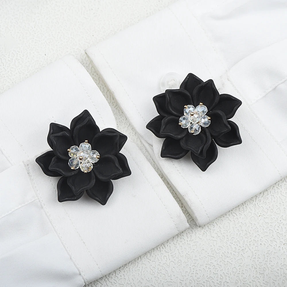 Lotus Flower Button Covers — Set of 2
