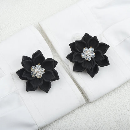 Lotus Flower Button Covers — Set of 2