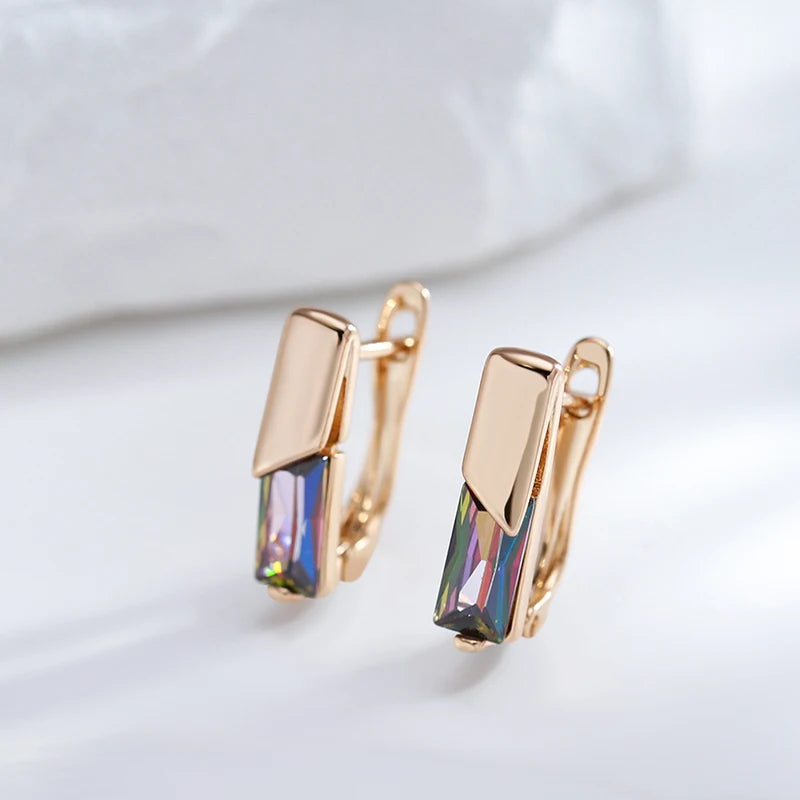 Aurora Square Drop Earrings