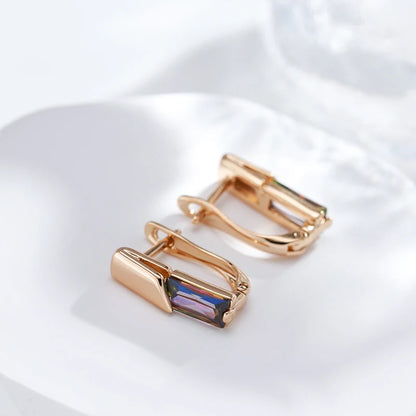 Aurora Square Drop Earrings