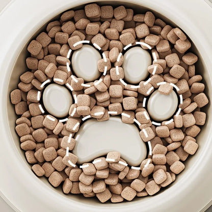 Dual-Use Slow Feeder Bowl for Dogs & Cats