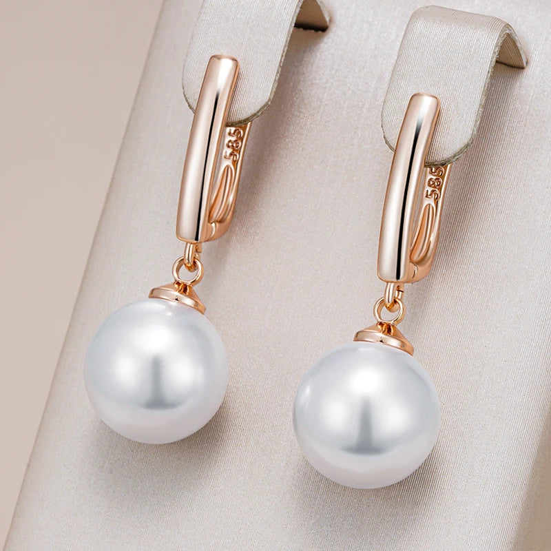 Classic Pearl Drop Earrings