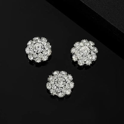 Crystal Button Covers — Set of 3