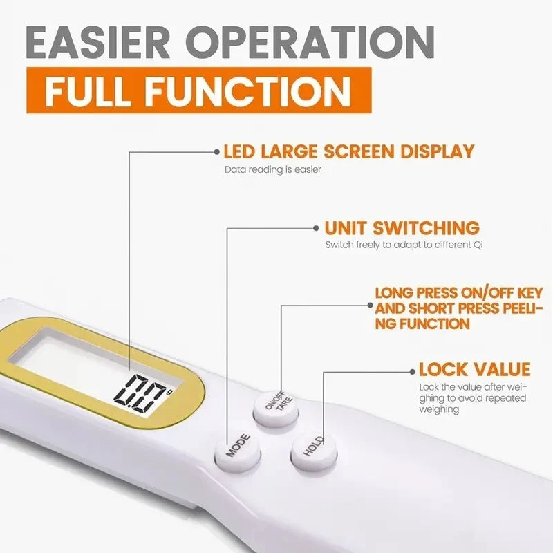 Precision Digital Kitchen Scale Spoon
