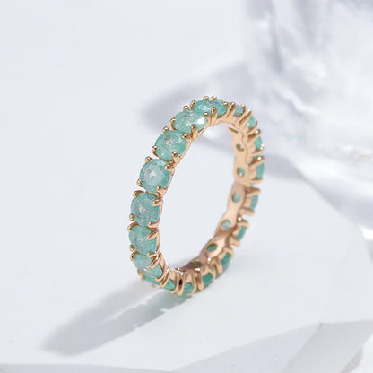 Emerald Promise Zircon Ring