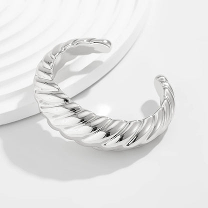Sculptural Resin Cuff Bangle