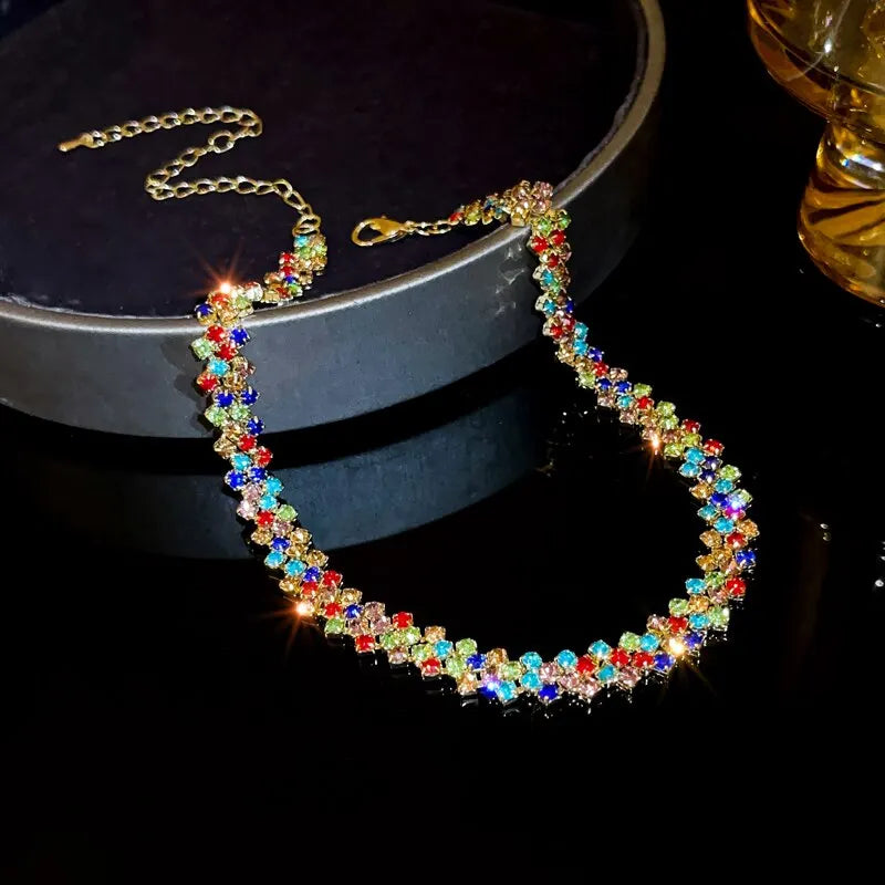 Crystal Riviera Choker Necklace