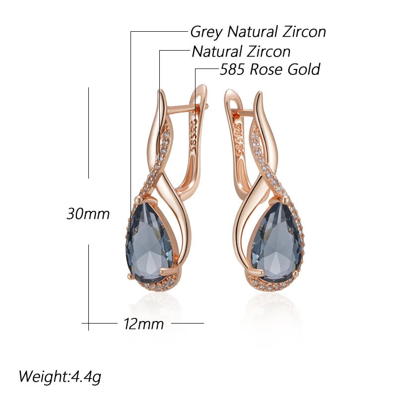 Smoky Vintage Dangle Auskari