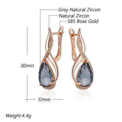 Smoky Vintage Dangle Auskari