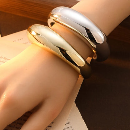 Sculptural Resin Cuff Bangle