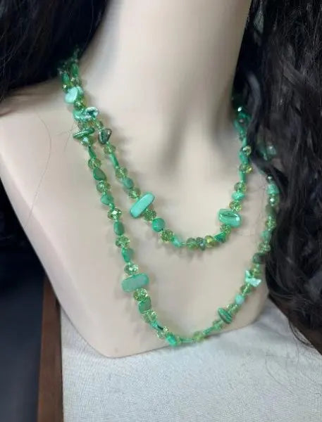 Mosaic Stone Layered Necklace