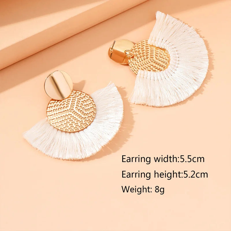 Bohemian Fringe Tassel Earrings