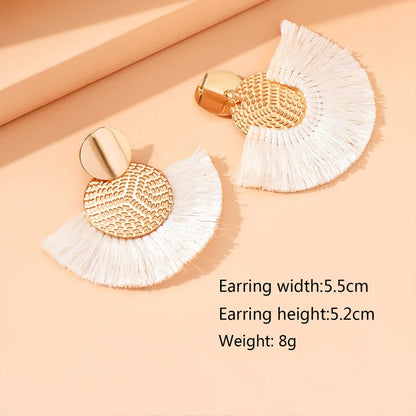 Bohemian Fringe Tassel Earrings