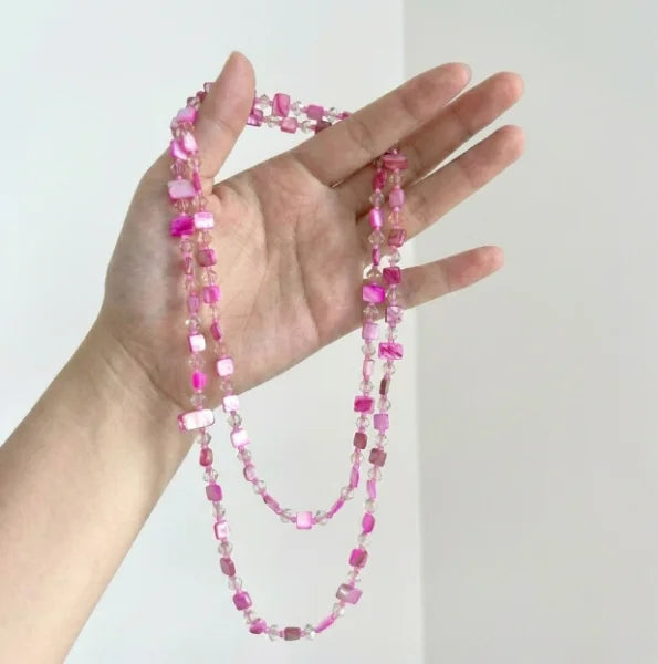 Mosaic Stone Layered Necklace