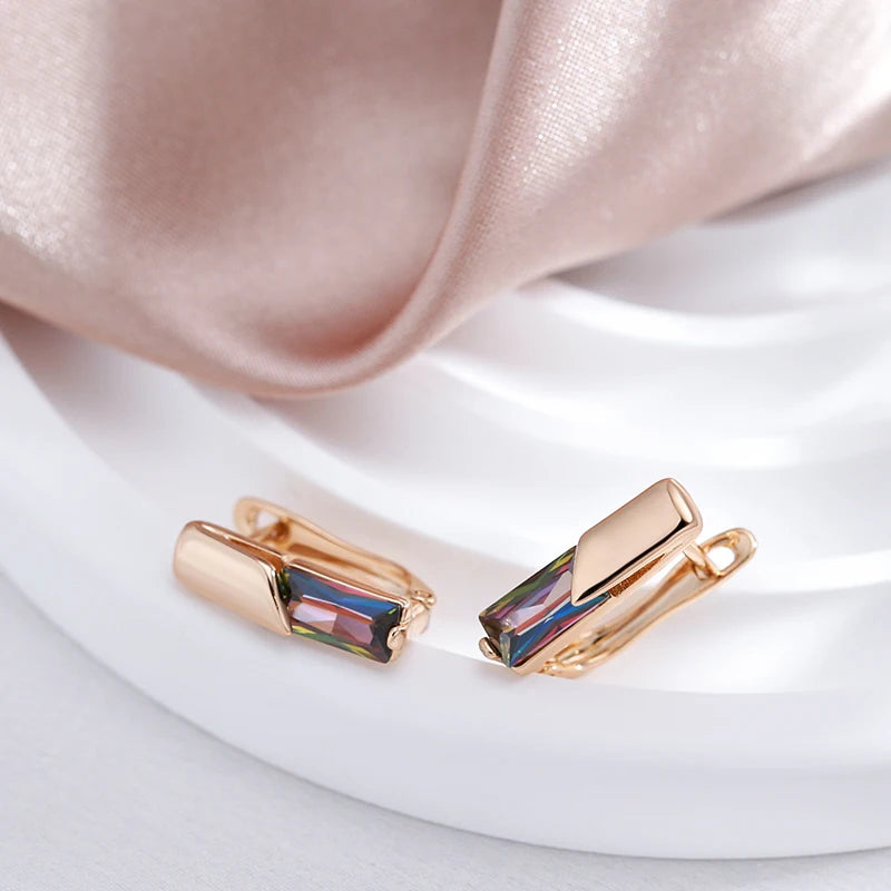 Aurora Square Drop Earrings
