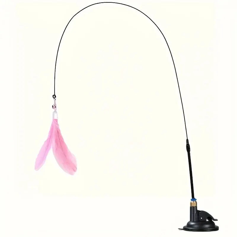 Suction-Cup Feather Cat Teaser
