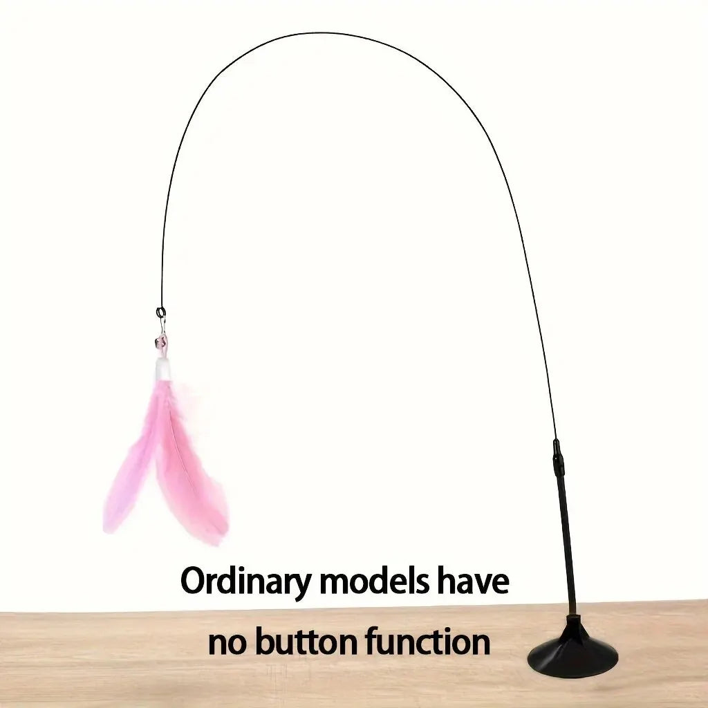 Suction-Cup Feather Cat Teaser