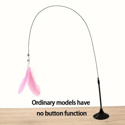 Suction-Cup Feather Cat Teaser