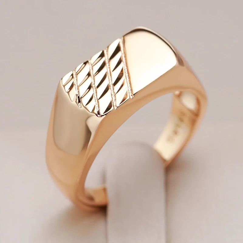 Polished Square Signet Ring