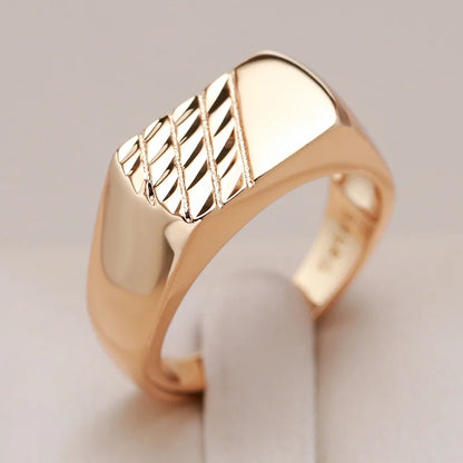 Polished Square Signet Ring