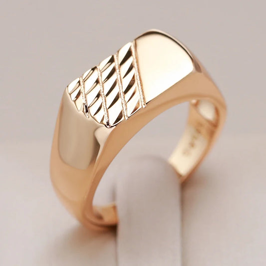 Polished Square Signet Ring