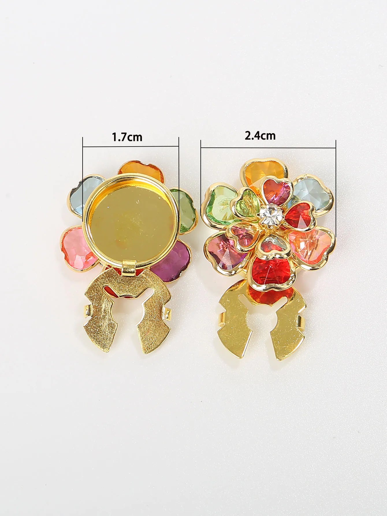Crystal Button Covers – Set of 2