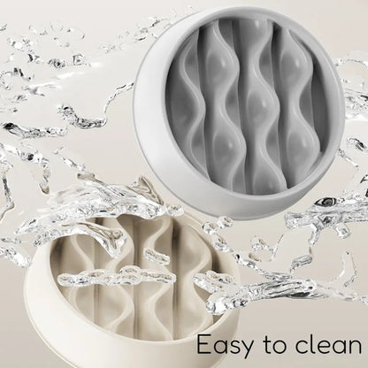 Dual-Use Slow Feeder Bowl for Dogs & Cats