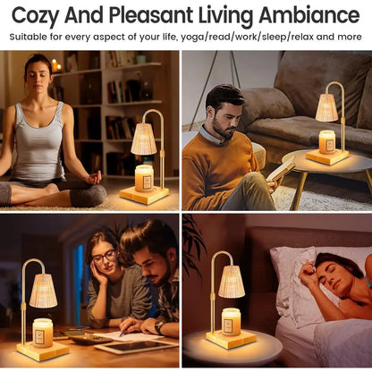 Luméa Adjustable Candle Warmer Lamp with Timer