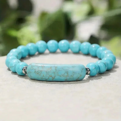 Natural Stone Beaded Bracelet