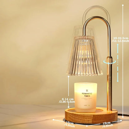 Luméa Adjustable Candle Warmer Lamp with Timer