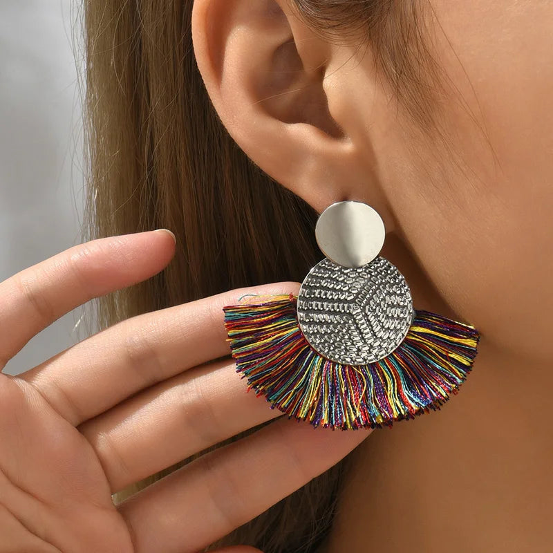 Bohemian Fringe Tassel Earrings