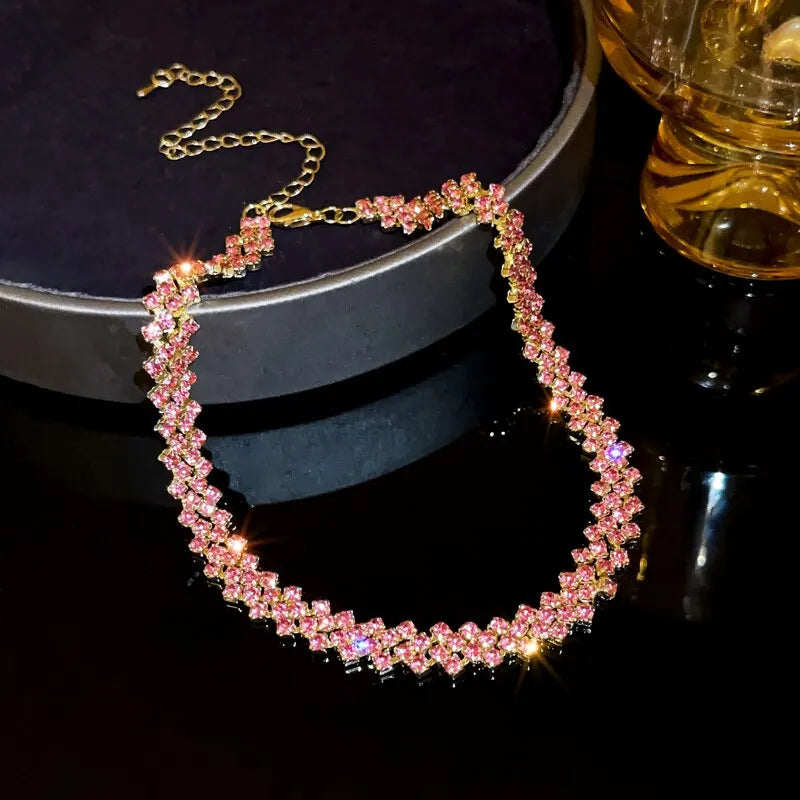 Crystal Riviera Choker Necklace