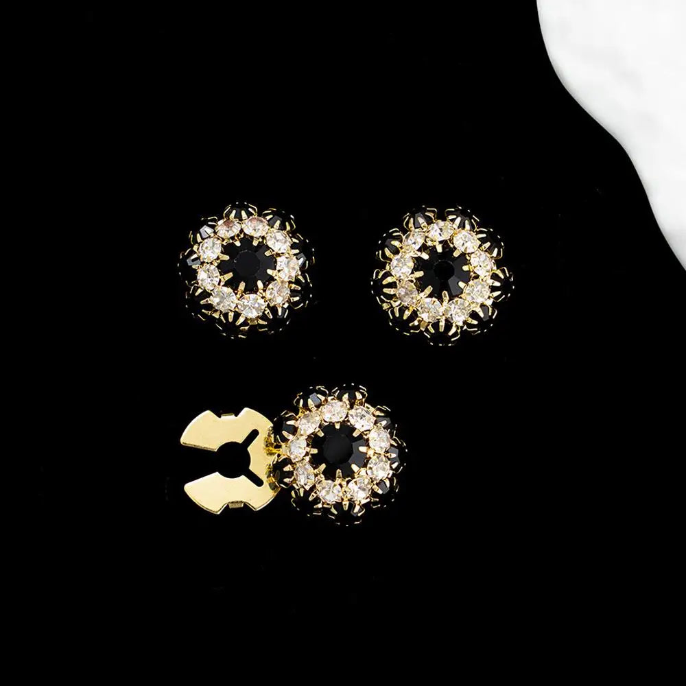 Crystal Button Covers — Set of 3
